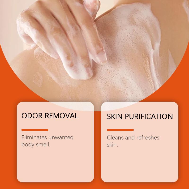 Persimmon Shower Gel Persimmon Extract For Men And Women Gentle On All Skin Types Deodorizing Soap Rose Scent