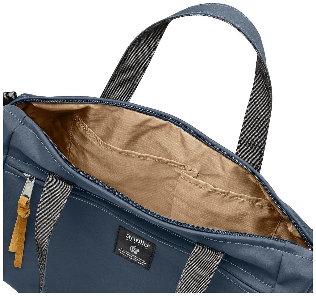 2WAY Tote Bag A4 STAMP GHM0233Z Denim Blue [Anello Grande] Multi-storage/2WAY