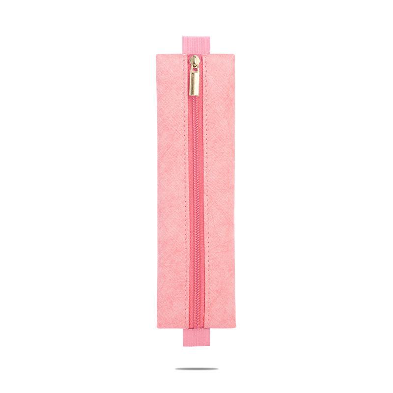 

1pcs Adjustable Elastic Band Pen Holder, Dupont Paper Materials Leather Pen Sleeve Pouch Journal Waterproof Pencil Holder рожевий