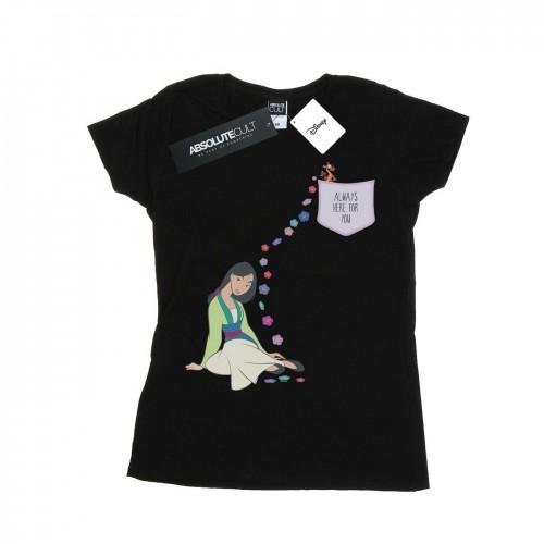 

Disney Womens/Ladies Mulan Always Here For You Cotton T-Shirt білий