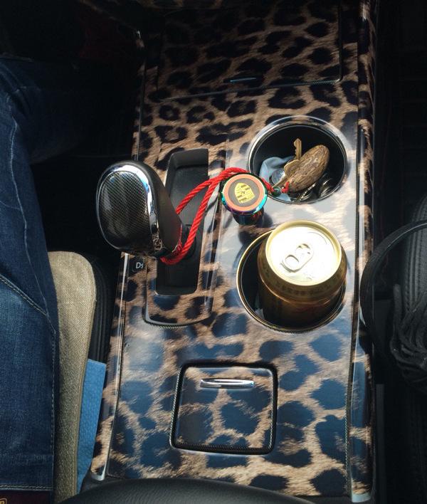 13-17 Teana Carbon Fiber Interior Gear Shift Stickers