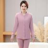 Women's Comfortable Thermal Cardigan Set for Seniors