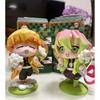 HOT!Demon Slayer Tanjiro Kamado Nezuko Anime Cartoon Figure Blind Box Creative Personalized Statue Model Ornament Surprise Gift