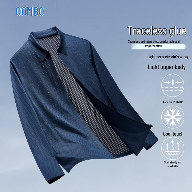 Kangbo Men s Ice Silk Sun Protection Casual Outerwear 2XL