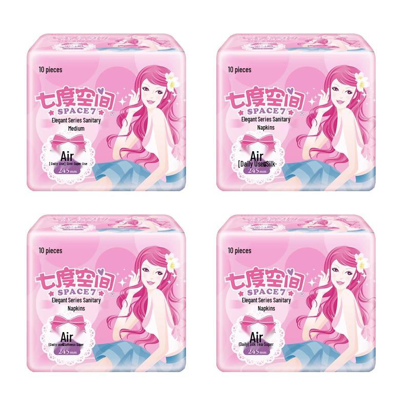 Space 7 Elegant Series Silky Soft Ultra-Thin Daily Sanitary Pads