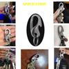 TISUR Titanium Carabiner Bottle Opener Keychain, Men's, Stylish Key Ring,