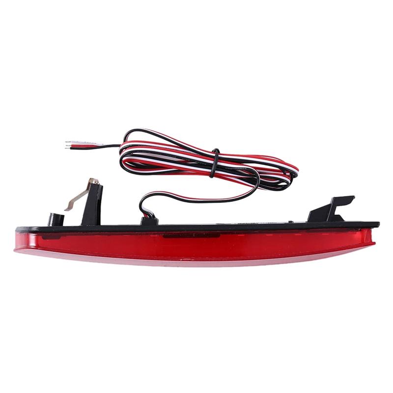 Powerful LED Rear Bumper Reflector Light For Honda JAZZ Fit 2010 2011 2012 2013 Stop Fog Lamp