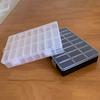 Craft Storage Box Hard Plastic 24 Grids Adjustable