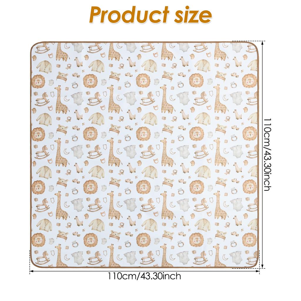 Baby Splat Mat Anti Slip High Chair Mat Waterproof Babies Toddlers Food Splash and Spill Mat for Kids Eating Floor Protection