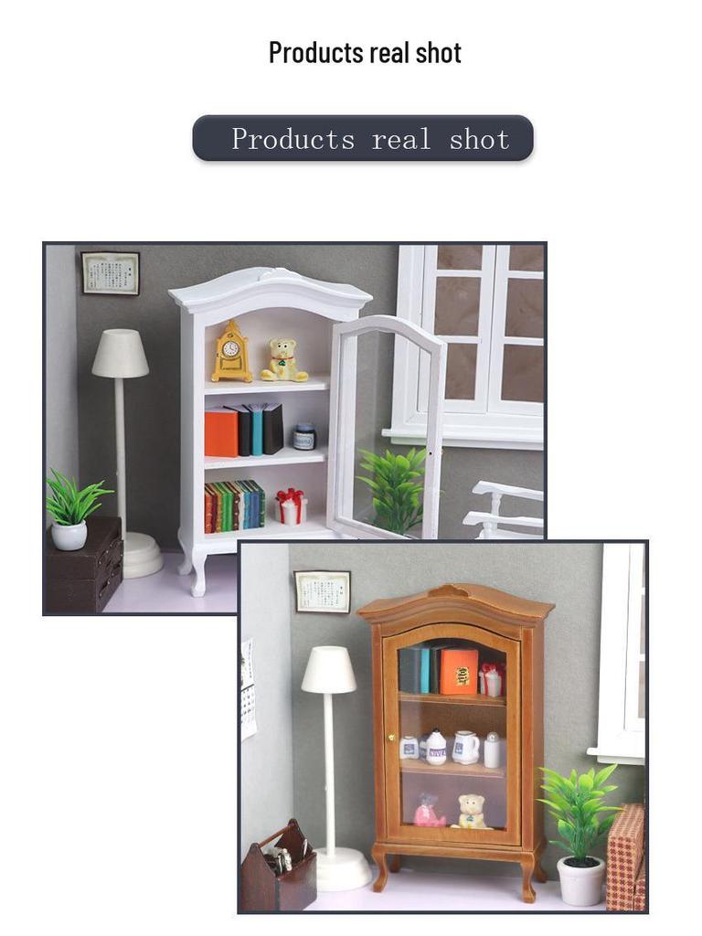 1:12 Domków dla Lalek DIY Miniaturowa Witryna Kolekcjonerska - Model Miniaturowych Mebli