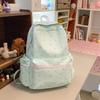 Schoolbag new small fresh backpack Korean version simple female student schoolbag going out backpack large capacity lightweight backpack