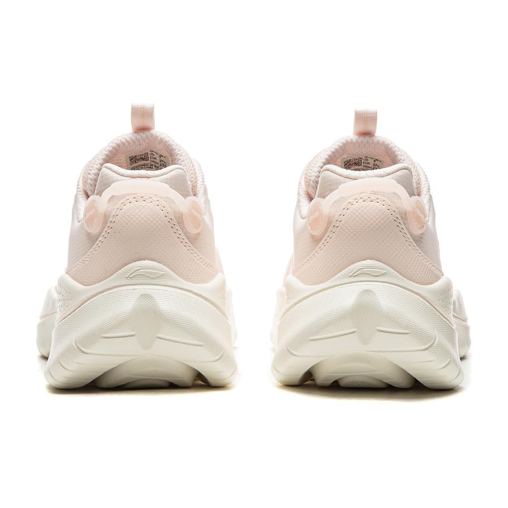 Lining Lingyue Thick Sole Height Increasing Soft Rebound Running Shoes Women Sneaker Light-Rose-Pink ARSW108-5