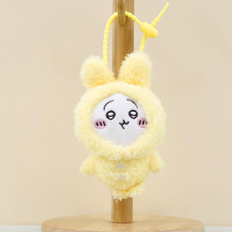 Stuffed Soft Animal Keychain Adorable Cartoon Plush Doll Charm Bag