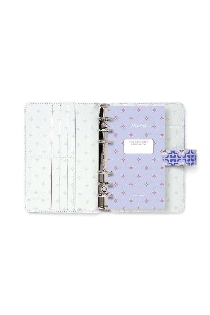 Filofax Mediterranean System Organizer Bible Blue 022689 Official Import