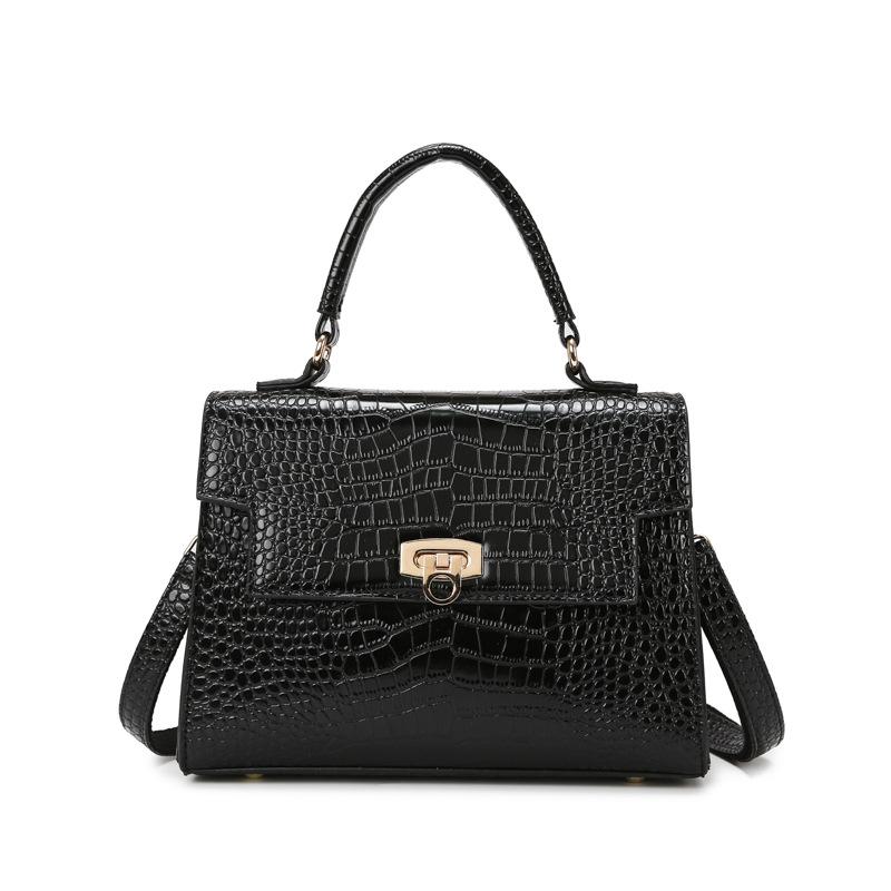 

Handbag bag women s high-end sense stone pattern texture fashionable versatile women s bag commuting to work shoulder messenger bag чорний