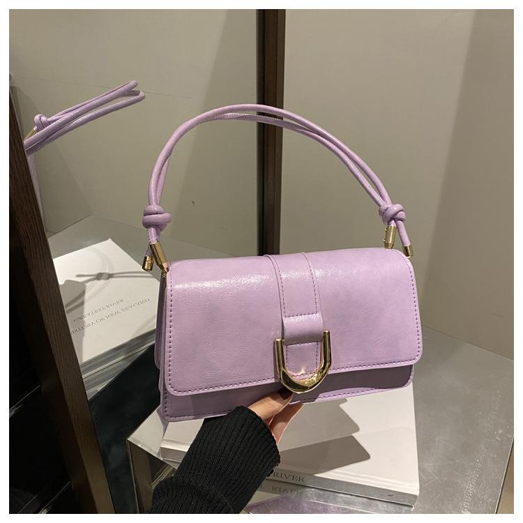 Women's small bags Fashion handbags Winter texture Foreign style messenger bags Commuter small square bags