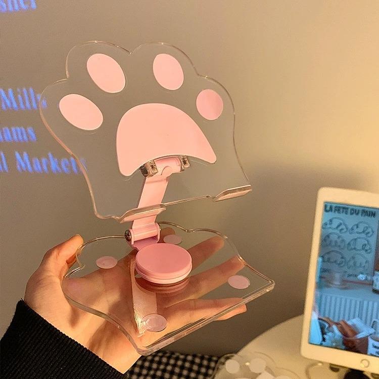 Clear & Cute Phone and Tablet Stand – Ideal for Students and Dorm Rooms
