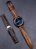 Retro Oil Wax Leather Watch Band high-quality cowhide Watchband 20mm Universal SmartWatch Bands For Huawei Xiaomi Panda Straps