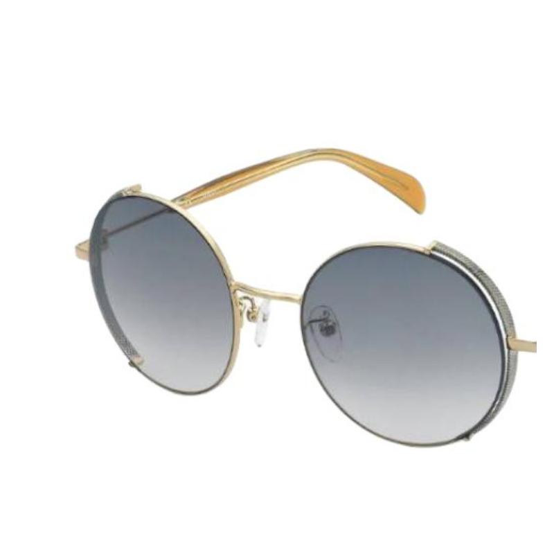 Tous Brand Design Metallic Acetate Round Sunglasses Women's Gold M190605394915