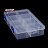 M-Multifunctional Box Case 20*13.5*4.5cm Large 8 Grids Plastic Storage Box Screw Electronic Component Transparent Organizer Box