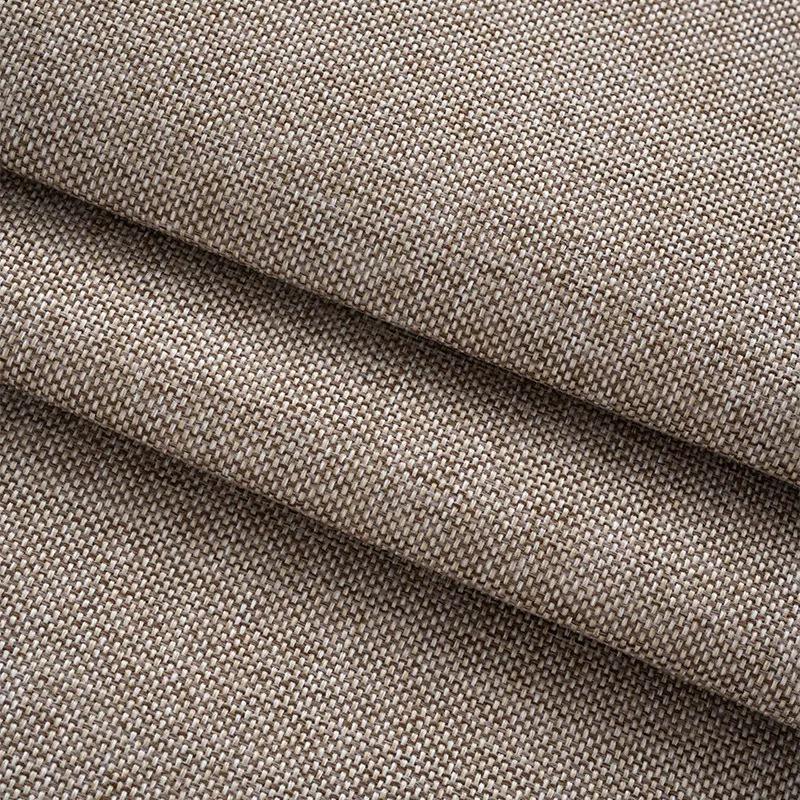 Retro Thickened Linen-Cotton Fabric: Solid Color 1.8m Wide for Sofa Covers & Tablecloths