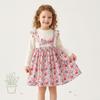 Neues Frühjahrs- und Herbstkleid für Mädchen mit Schleife Prinzessinnenkleid Niedliche Kinderkleidung