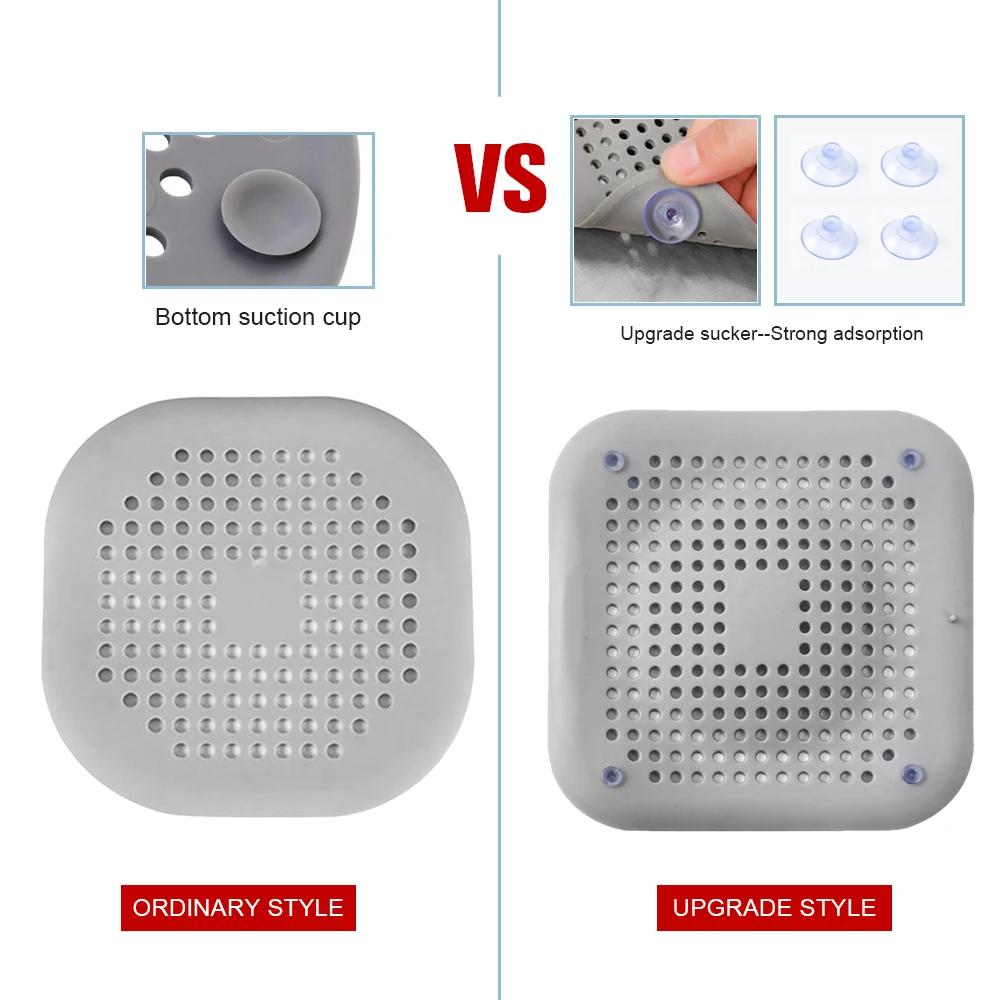 New Hair Filter Sink Anti-blocking Strainer Bathtub Shower Floor Drain Stopper Silicone Kitchen Deodorant Plug Bathroom Accessor
