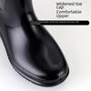2025 Men's Waterproof Non-Slip High-Top Mining Boots with Thick Soles and Reflective Strips for Coal Mine Protection
