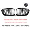 Front Bumper Racing Radiator Mesh Grill For BMW 1 Series F20 F21 Facelift 2015-2019 Year Gloss Matte Black M Color Carbon Print OUVKF1