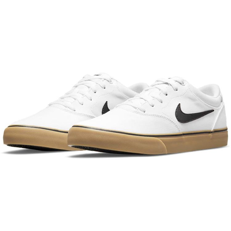 Nike SB Chron 2 Canvas White Gum Light Brown Black Unisex Skateboarding Shoes DM3494-101