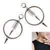 Unique and Stylish Circle Ear Rings Delicate Circle Pendant Earrings Dainty Ear Pendant for Daily Wear Dates Parties
