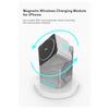 Stazione di Ricarica Wireless Magnetica 3 in 1 Qi2 per iPhone 12/13/14/15/16/17 Apple Watch AirPods Ricarica Rapida 15W