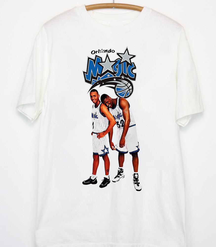

NEW Shaquille O Neal Penny Hardaway white T-shirt short sleeve S-5xl JJ4185 Unisex T-Shirt S