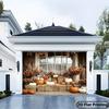 Rustic Fall Pumpkin Tapestry Farmhouse Porch Scene Wall Hanging for Party & Photography