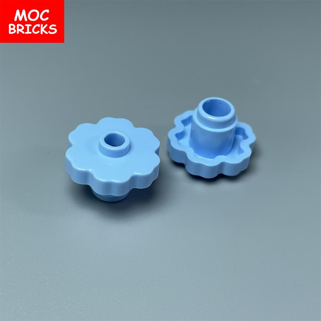 Non-Toxic Moc Bricks Plant Flower 2X2 Rounded Compatible Assembles Particles 98262 Building Blocks Parts Story Bulk Model Toys