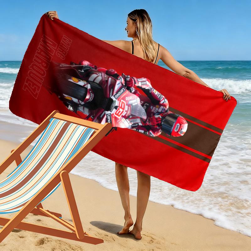 Marc Marquez Towel, Large Soft Quick Dry Towel for Beach Camping Swimming