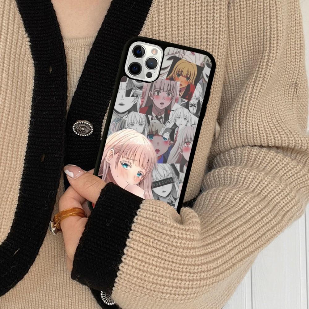 Kakegurui Phone Case Silicone PC+TPU For For iPhone 11 12 13 14 15 16 Plus Pro Max Cover
