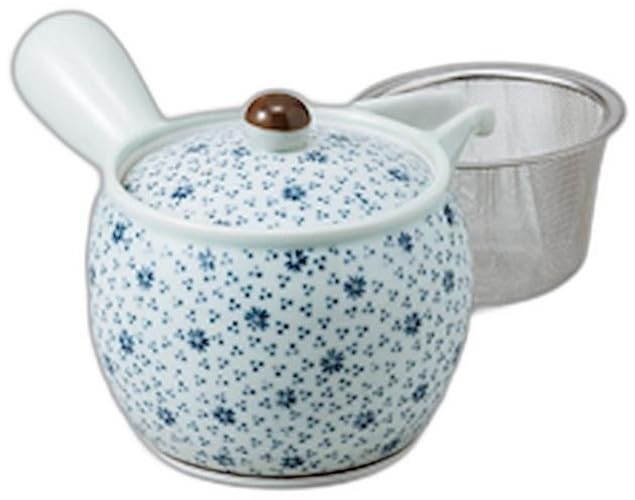 

Kazetayori Round Medium Teapot x 11 x 9cm Setomonohonpo Teapot (with strainer) [11 400cc]