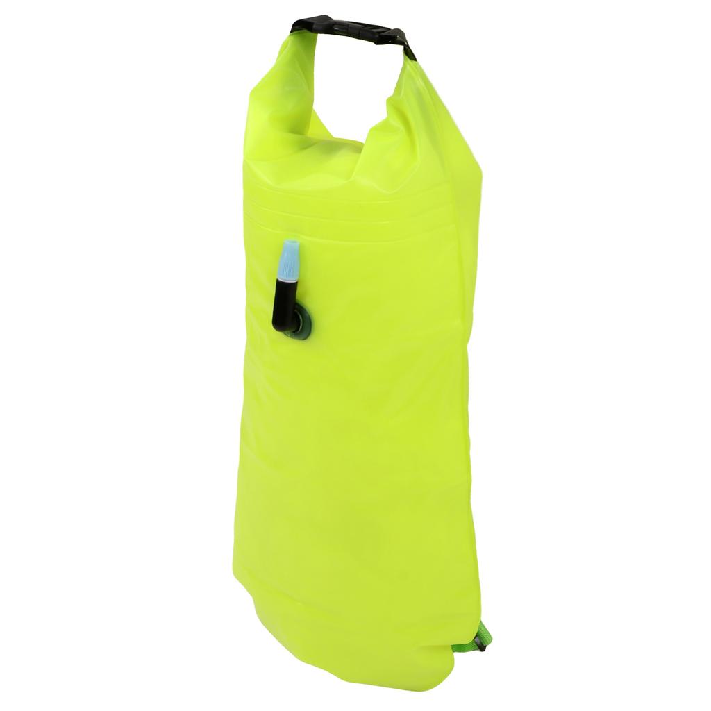 Swimming Buoy Open Water Swim Bubble Safety Float Bag High Visibility for Outdoor Water Sports