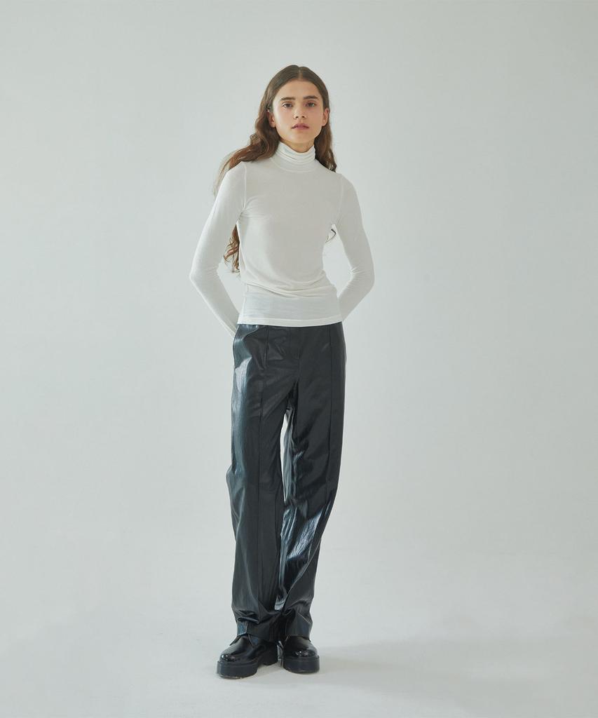 PINBLACK Wool Turtleneck Long Sleeve T-Shirt (2 Colors)