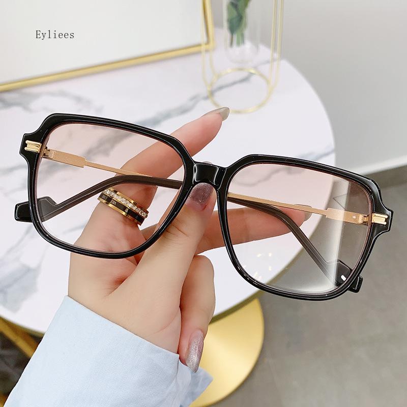 Trend Transparent Glasses Frames Female Fashionable Oversize Pink Clear Eyeglasses Spectacles Frames Fashion Optical Grade Eye Glasses