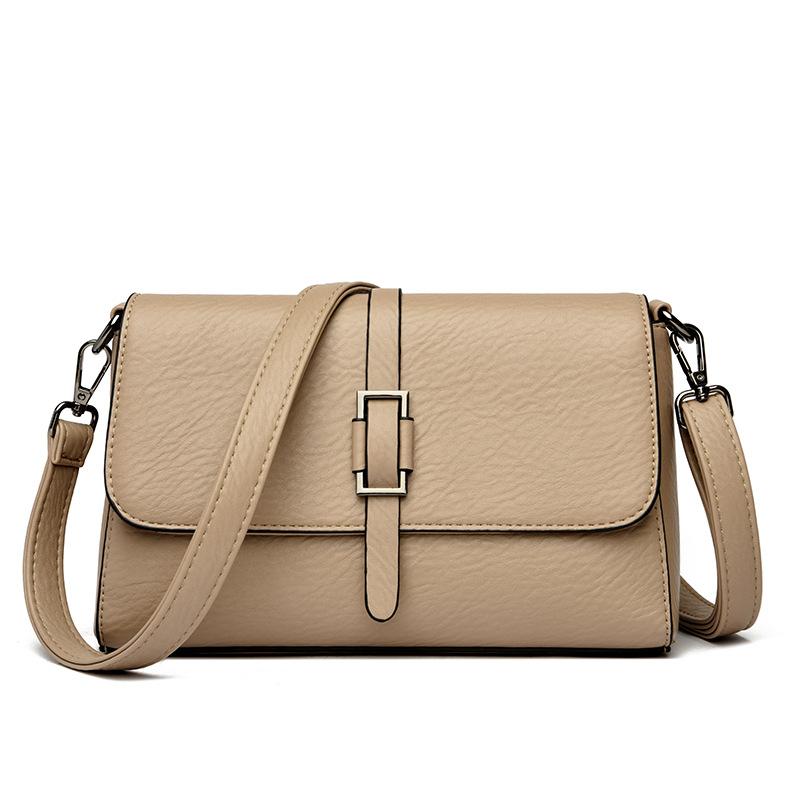 

Crossbody bag practical bag hand carry shoulder satchel світлого кольору хакі