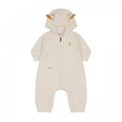 Kids Baby Signature Kangaroo Coverall Ivory Bsacbs0c100iv