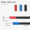 30Pcs Aluminum Alloy Bike Cable End Cap Mountain Bicycles Brake End Cover Cable Tip Brake Wire End Cap Easy to Install