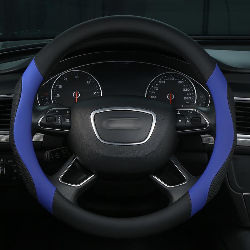 Non-slip Breathable Massage Car Steering Wheel Cover for All Seasons