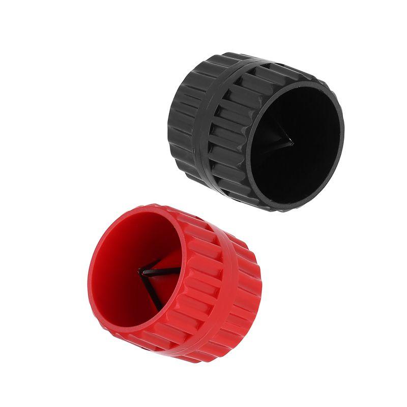 A84E-2 Pcs Inner And Outer Reamer Pipes And Pipe Deburring Reamer Pipe Chamfering Tools Suitable For PVC PPR Copper Pipe