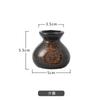 Chinese Ceramic Toothpick Jar Retro Toothpick Tube with Cover Creative Floss Cotton Swab Box Storage Box Set Home Decoration