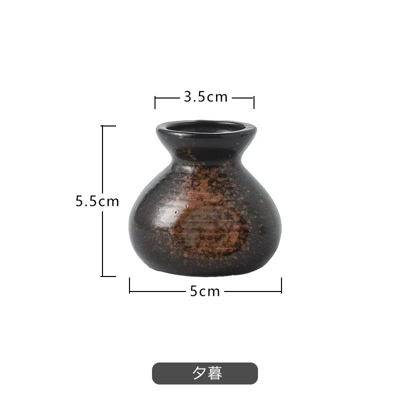 Chinese Ceramic Toothpick Jar Retro Toothpick Tube with Cover Creative Floss Cotton Swab Box Storage Box Set Home Decoration