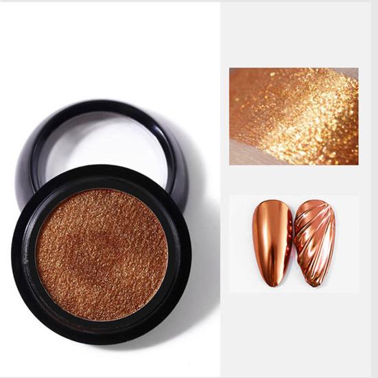 10G Mirror Effect Chrome Nail Powder Metallic Holographic Dip Nail Art Pigment Powder DIY Gel Acrylic Manicure Glitter Dust Decoration