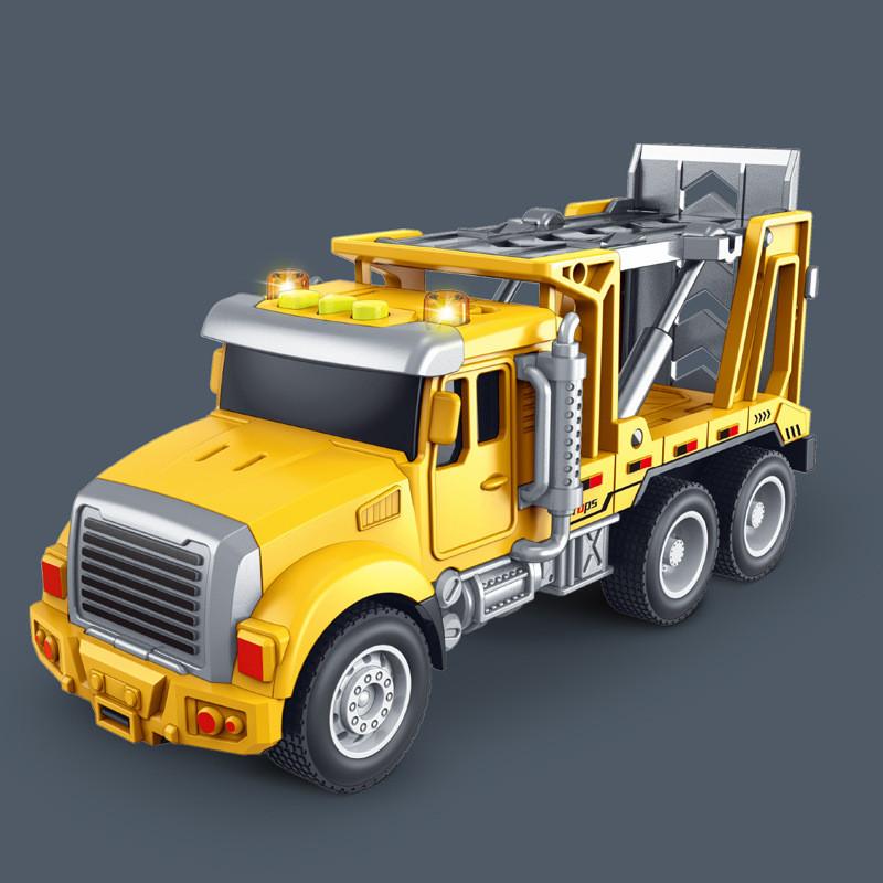 Multifunction Truck Mixer Inertia Vehicle Toy Sound Story Features Children Play